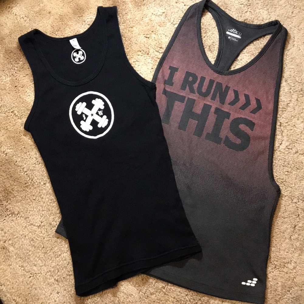 2 Athletic Tanks. Size Medium